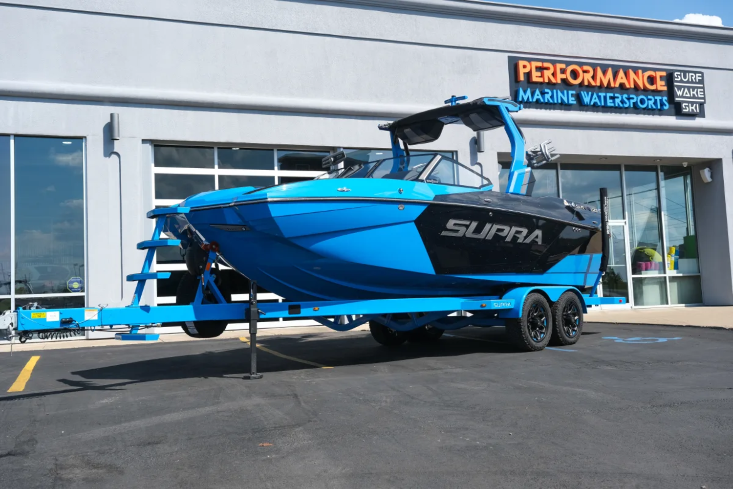 2026 SUPRA SA450 PACIFIC BLUE & ECLIPSE METAL FLAKE 