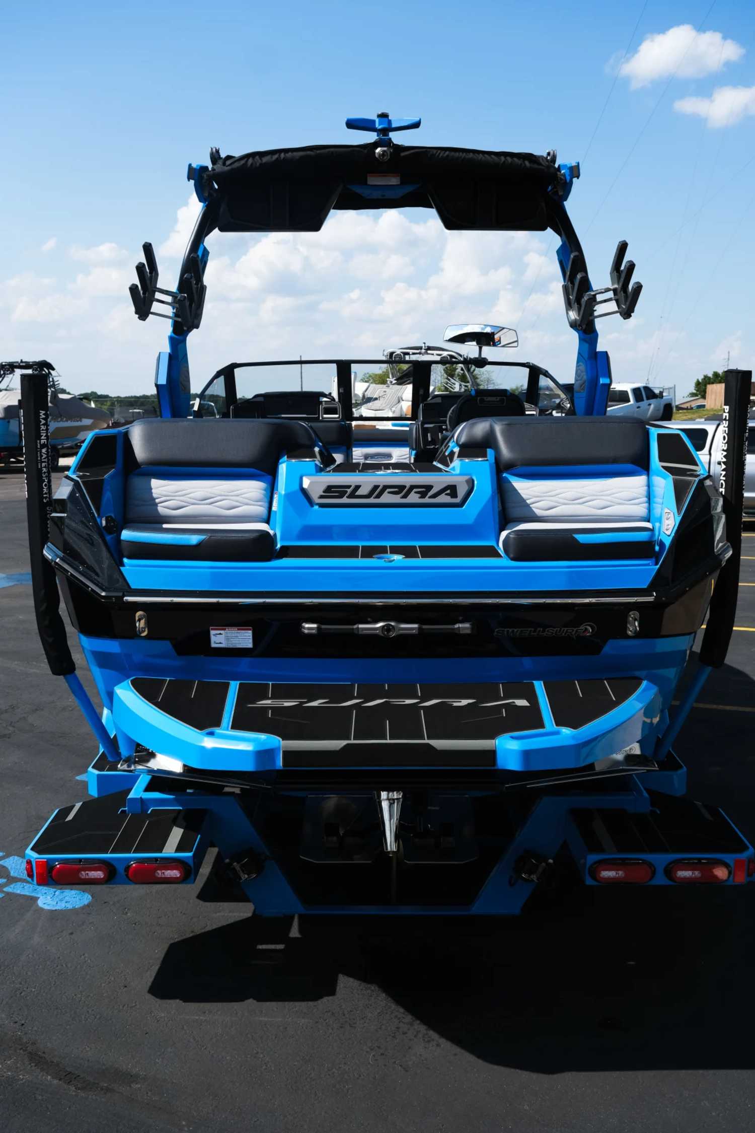 2026 SUPRA SA450 PACIFIC BLUE & ECLIPSE METAL FLAKE 