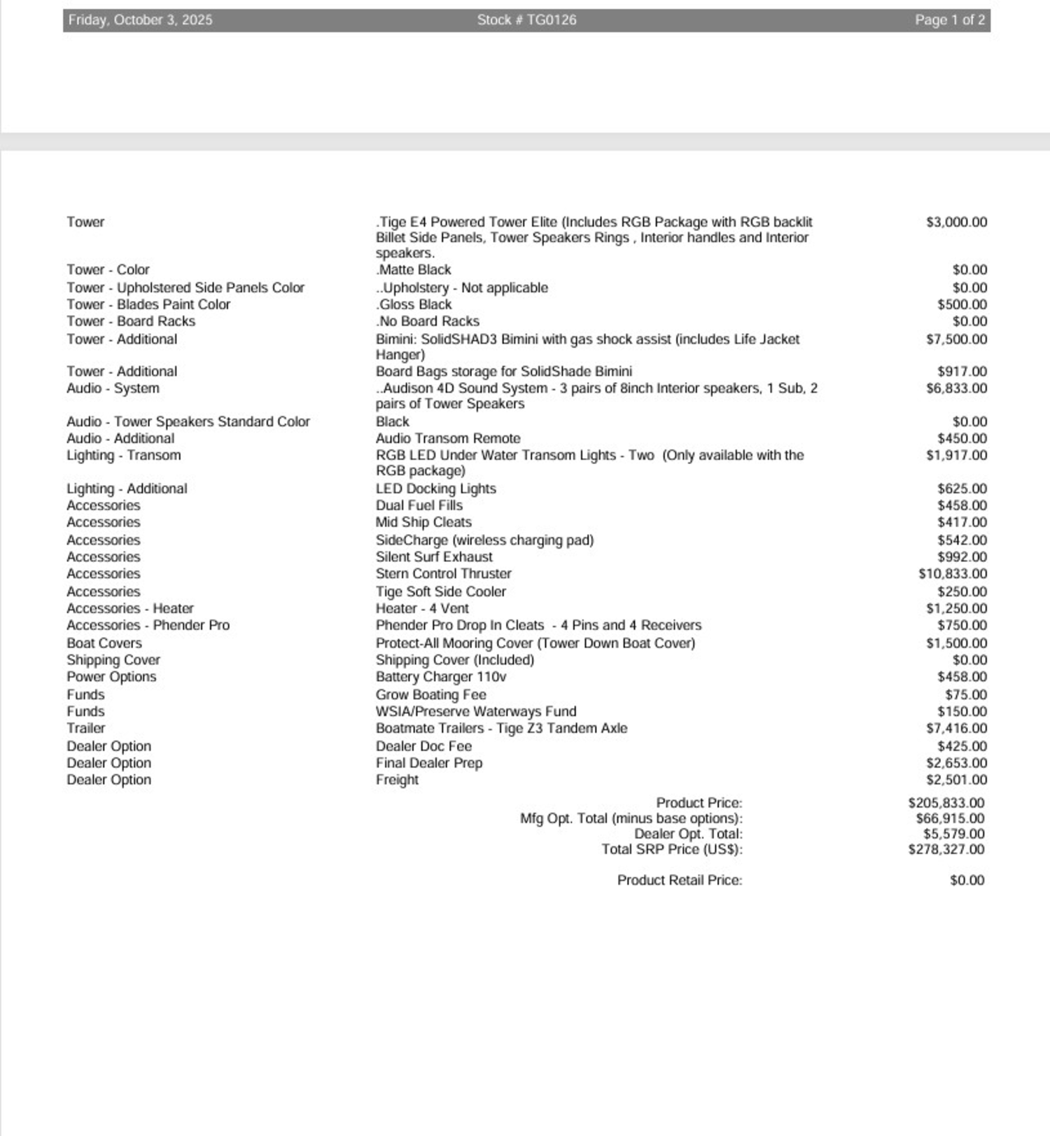 2026 Tige Boats Z3 for sale in Grandview, Missouri