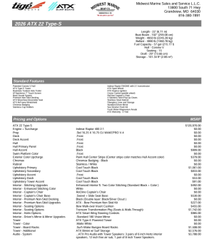 2026 ATX Boats ATX-22 for sale in Grandview, Missouri