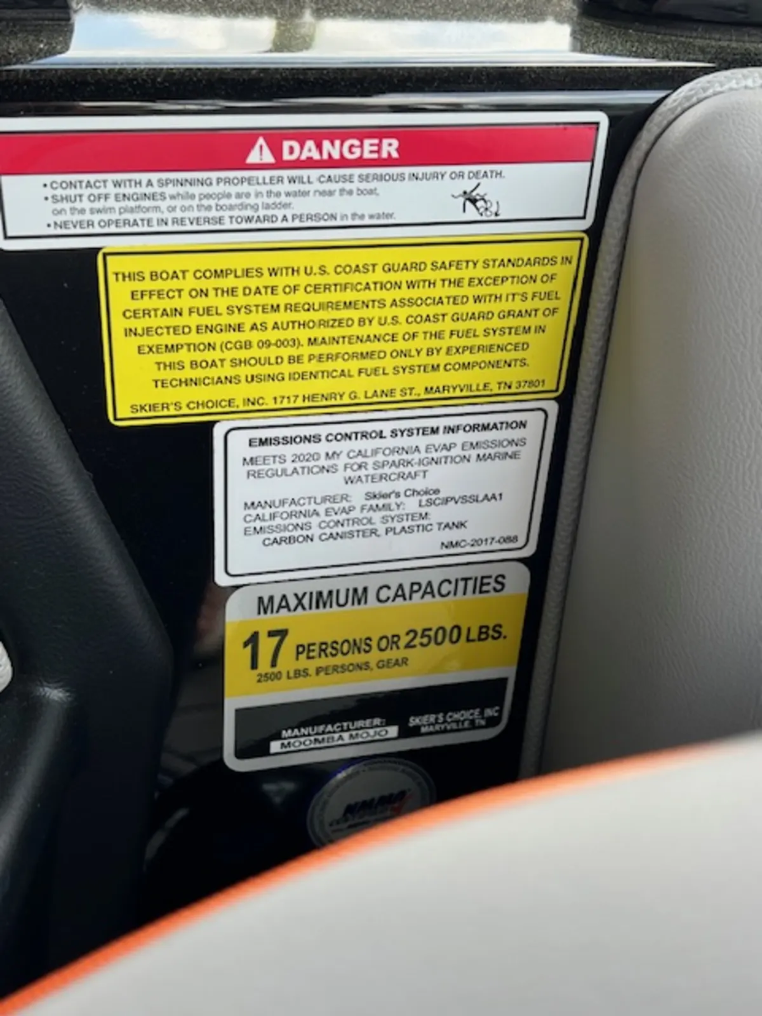 2020 MOOMBA MOJO WITH 85 HRS 