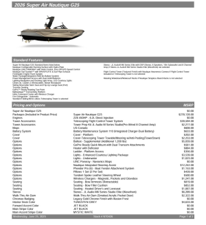2026 Nautique Boats G25 for sale in Grandview, Missouri