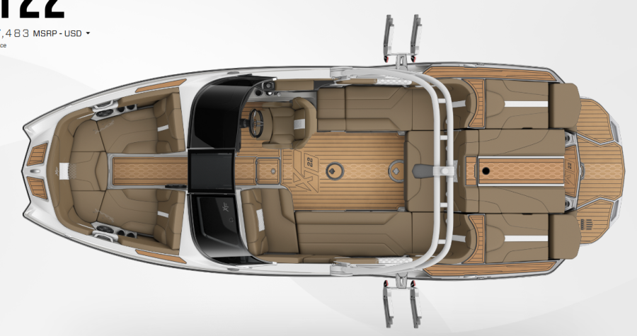 2026 Mastercraft Boats XT22 for sale in Fenton, Michigan