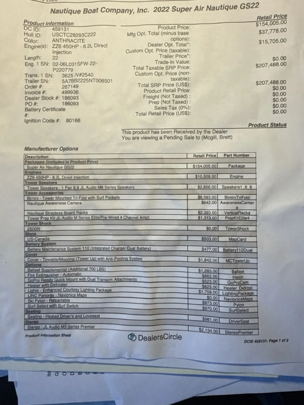 2022 GS22 Nautique Boats for sale in American Fork  Utah