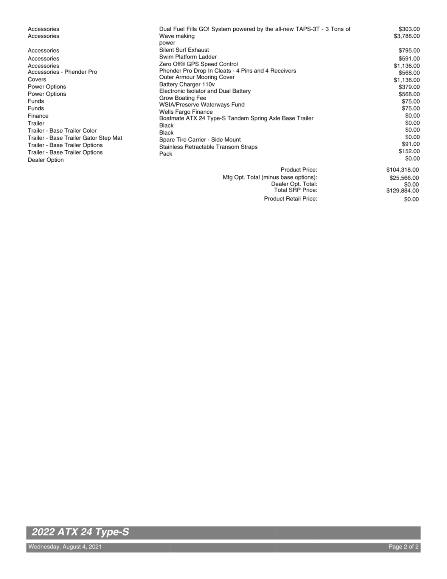 2022 ATX Boats ATX-24 for sale in Park City, Kansas