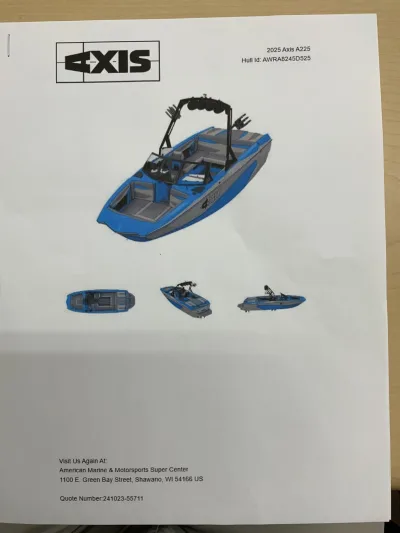 2025 A225 Axis Boats for sale in Shawano Wisconsin