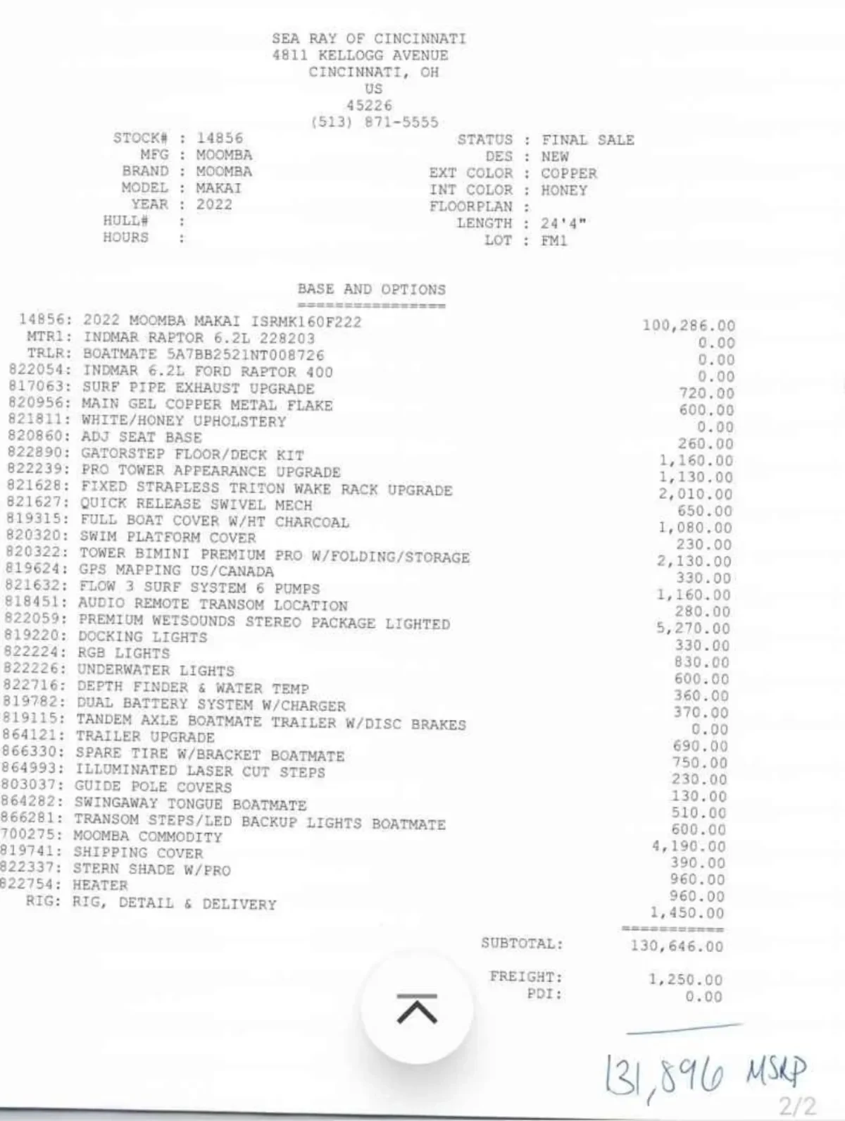 2022 Moomba Boats Makai for sale in Fairfield township, Ohio