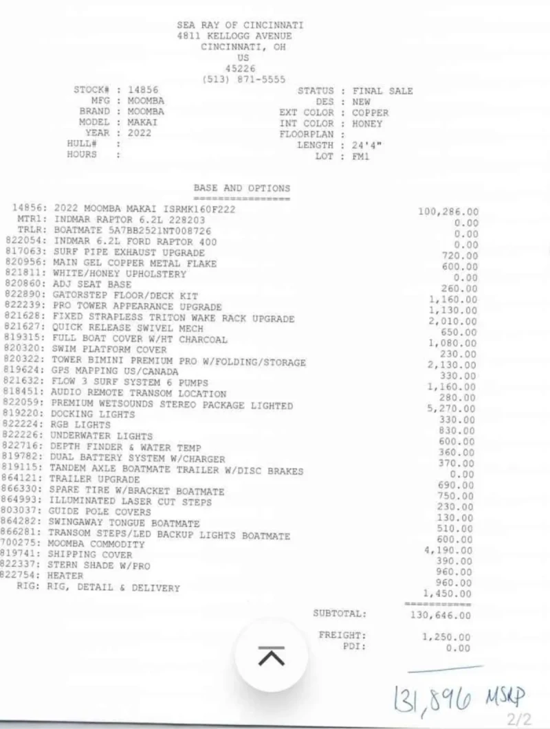 2022 Moomba Boats Makai for sale in Liberty Township, Ohio