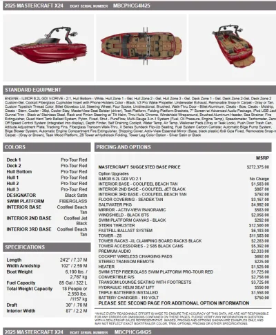 2025 Mastercraft Boats X24 for sale in boynton beach, Florida