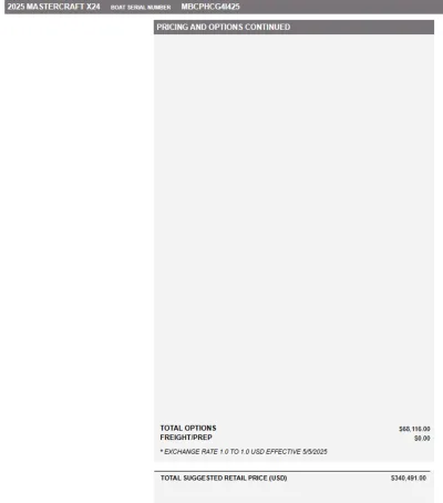 2025 Mastercraft Boats X24 for sale in boynton beach, Florida