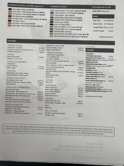 2025 Malibu Boats Wakesetter 23 LSV for sale in Shawano, Wisconsin