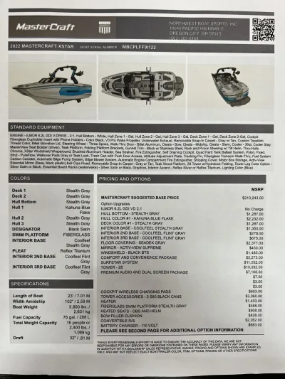 2022 X-Star Mastercraft Boats for sale in Graham  Washington