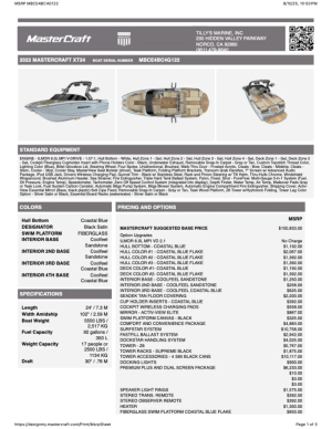 2022 Mastercraft Boats XT24 for sale in Norco, California