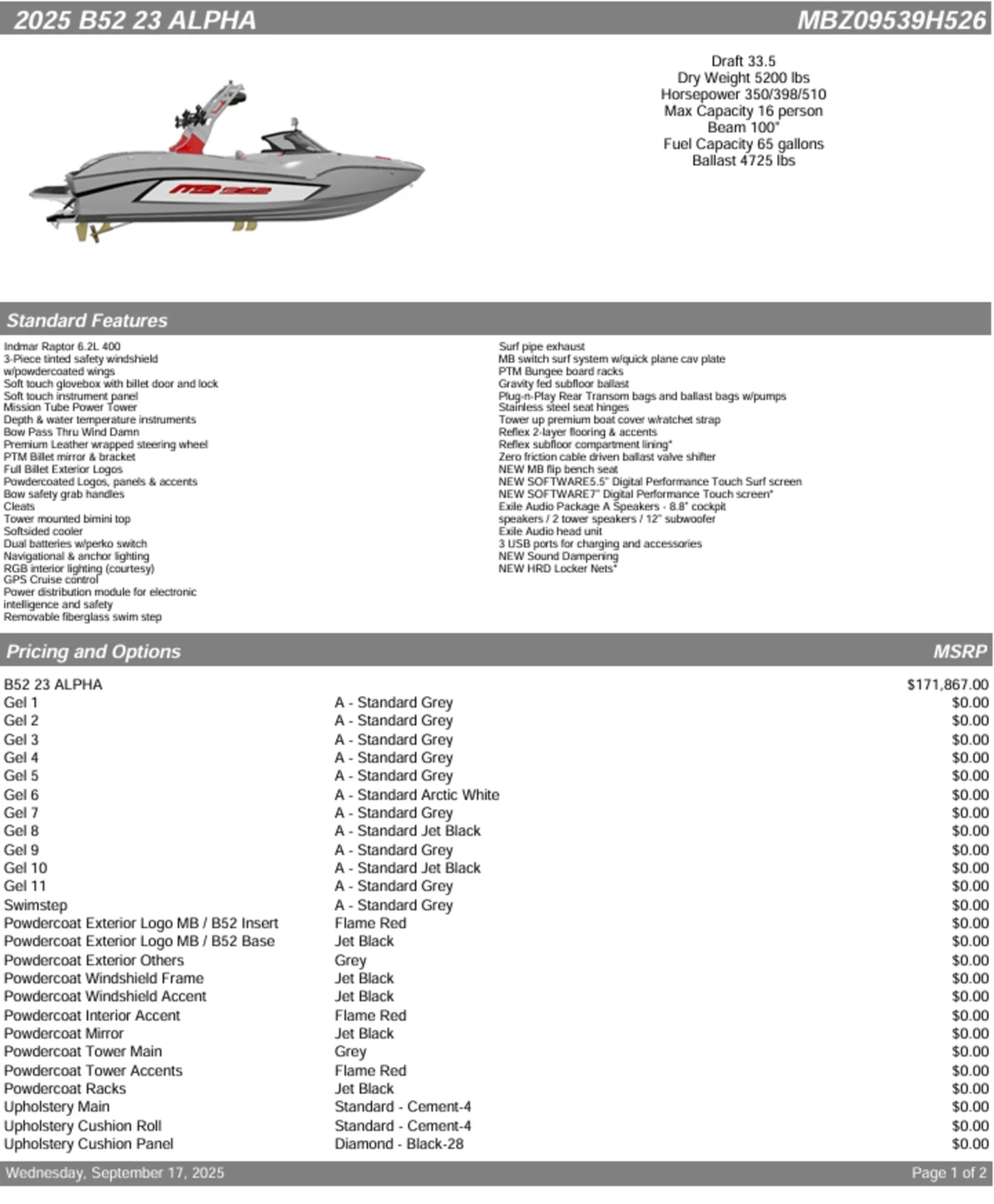 2026 MB Sports B52 23 Alpha