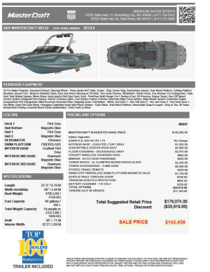 2025 Mastercraft Boats NXT22 for sale in Shell Knob, Missouri