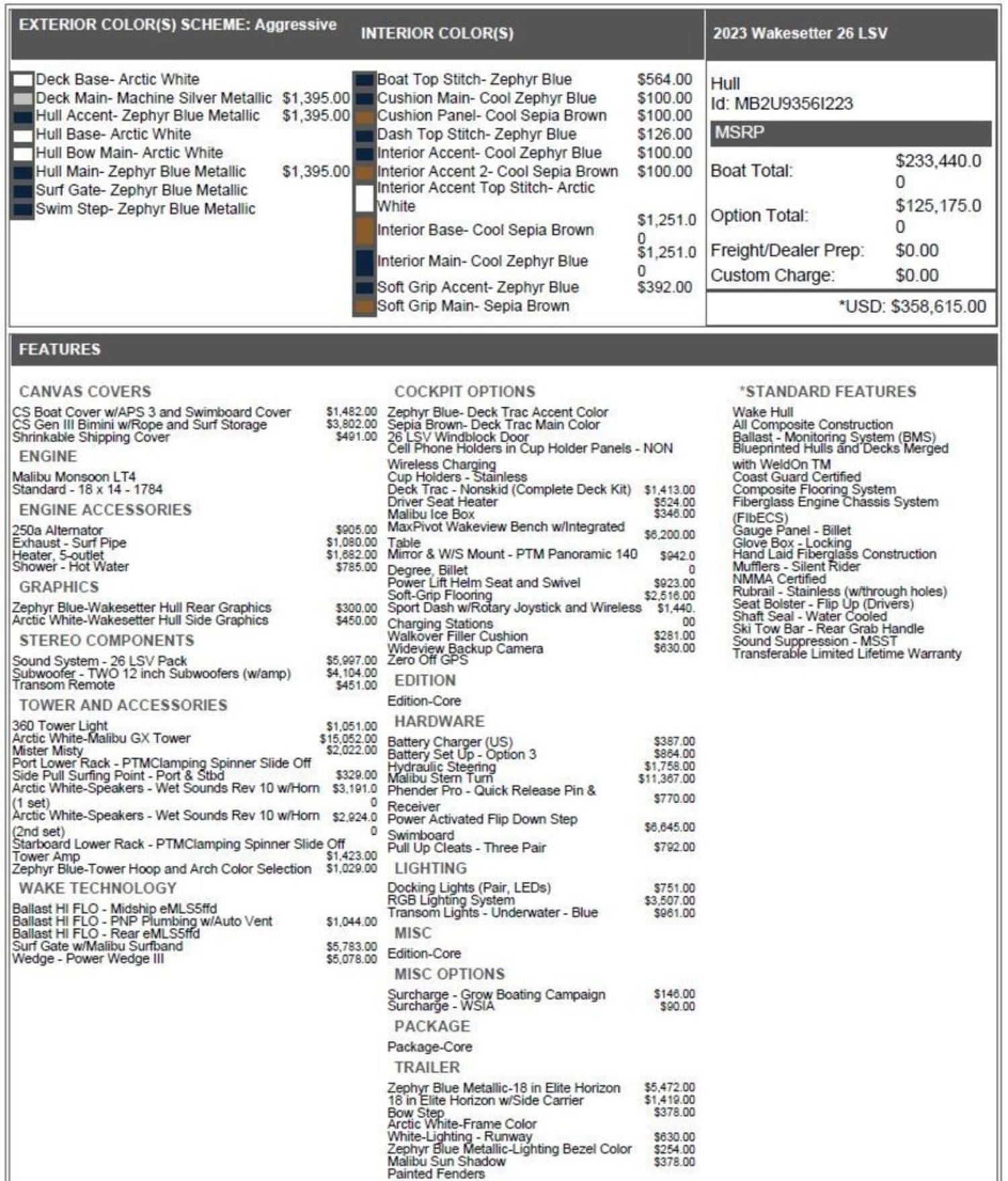 2023 Malibu Boats Wakesetter 26 LSV for sale in Kalispell, Montana