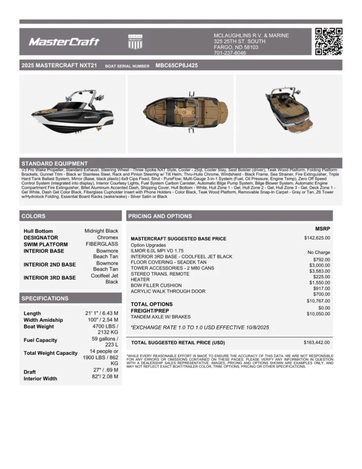 2025 MASTERCRAFT NXT 21