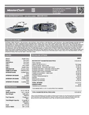 2025 Mastercraft Boats XT22 for sale in Fargo, North Dakota