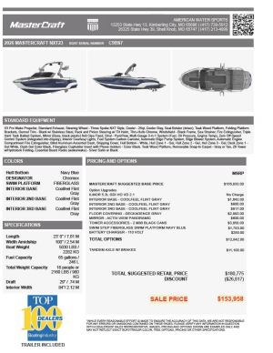 2026 Mastercraft Boats NXT23 for sale in Kimberling City, Missouri