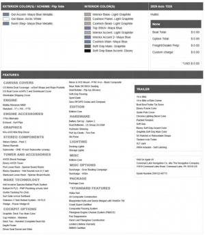 2025 Axis Boats T235 for sale in Conneaut Lake, Pennsylvania
