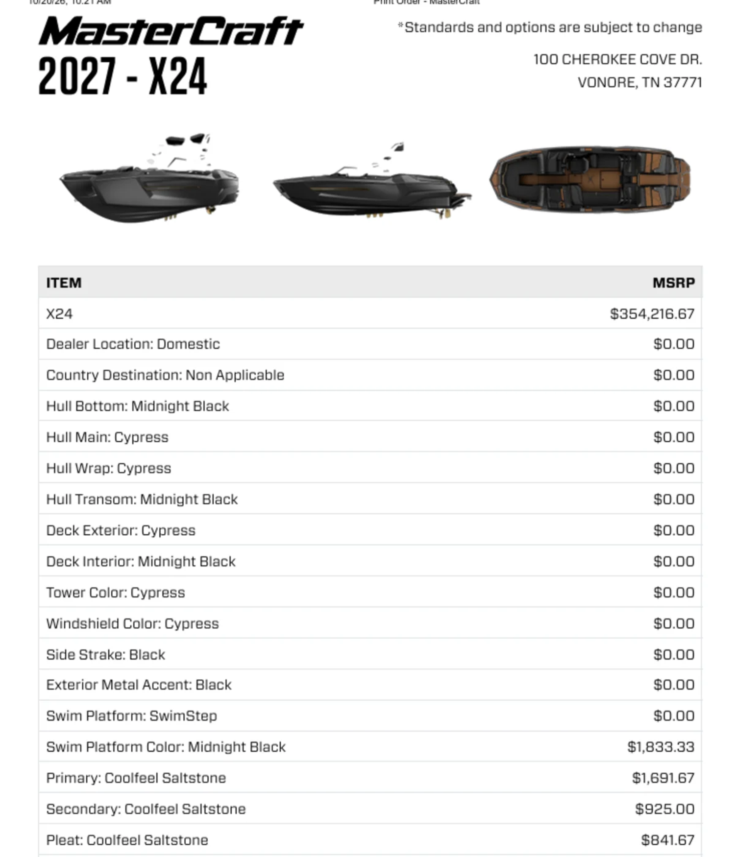 2027 Mastercraft X24