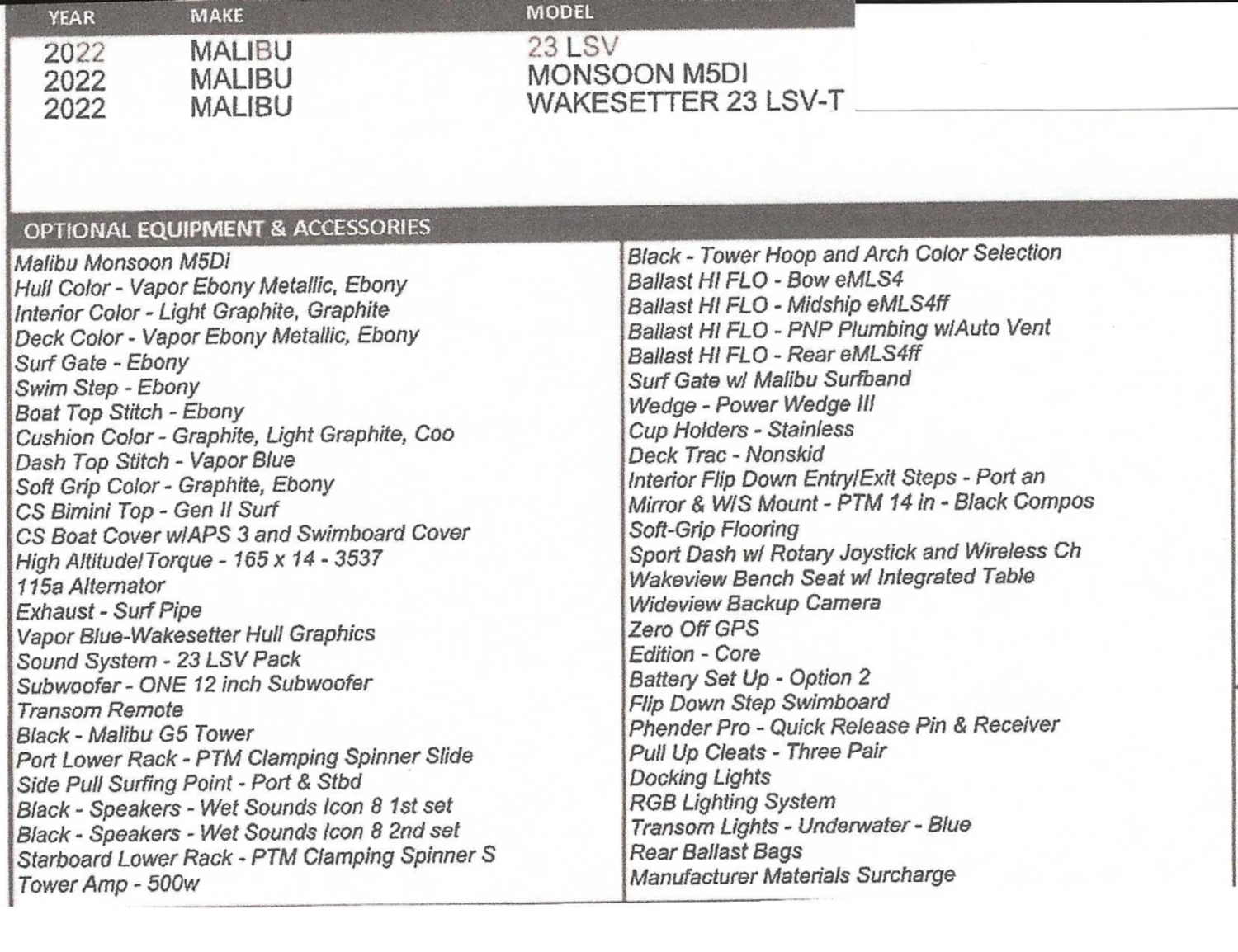 2022 Malibu Boats Wakesetter 23 LSV for sale in Newberry, South Carolina