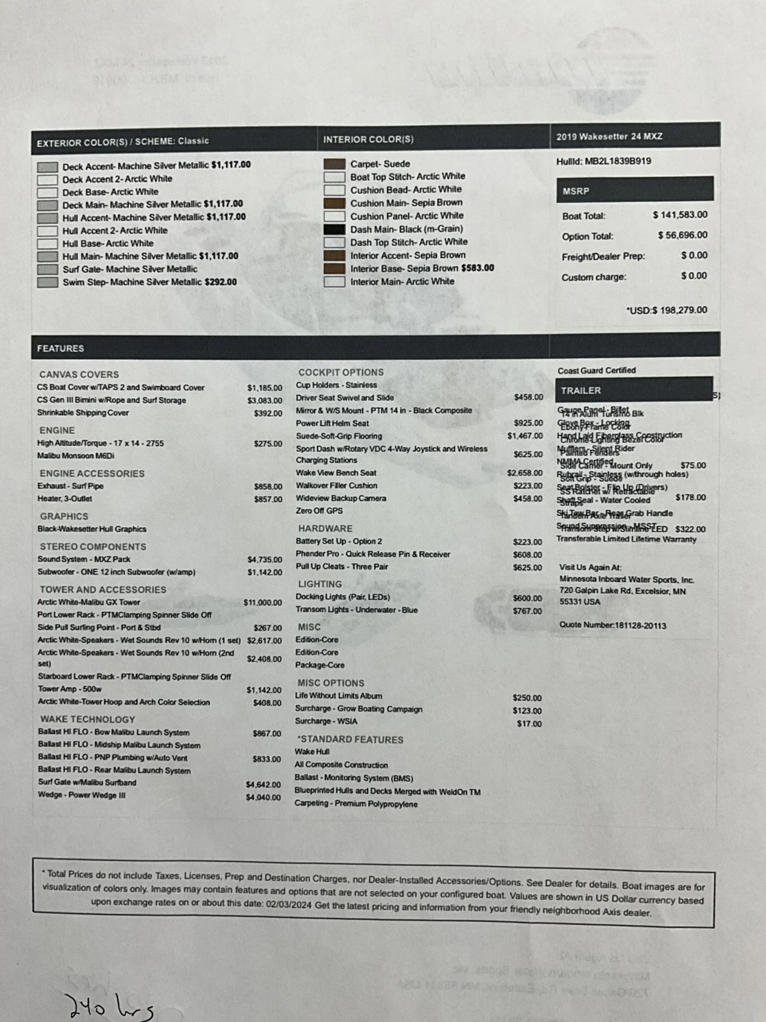 2019 Malibu Boats Wakesetter 24 MXZ for sale in Shawano, Wisconsin