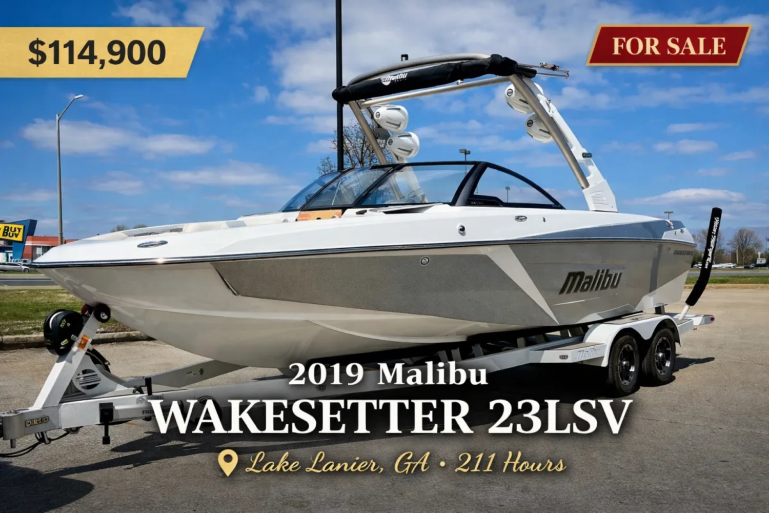 2019 Malibu Boats Wakesetter 23 LSV for sale in Cumming, Georgia