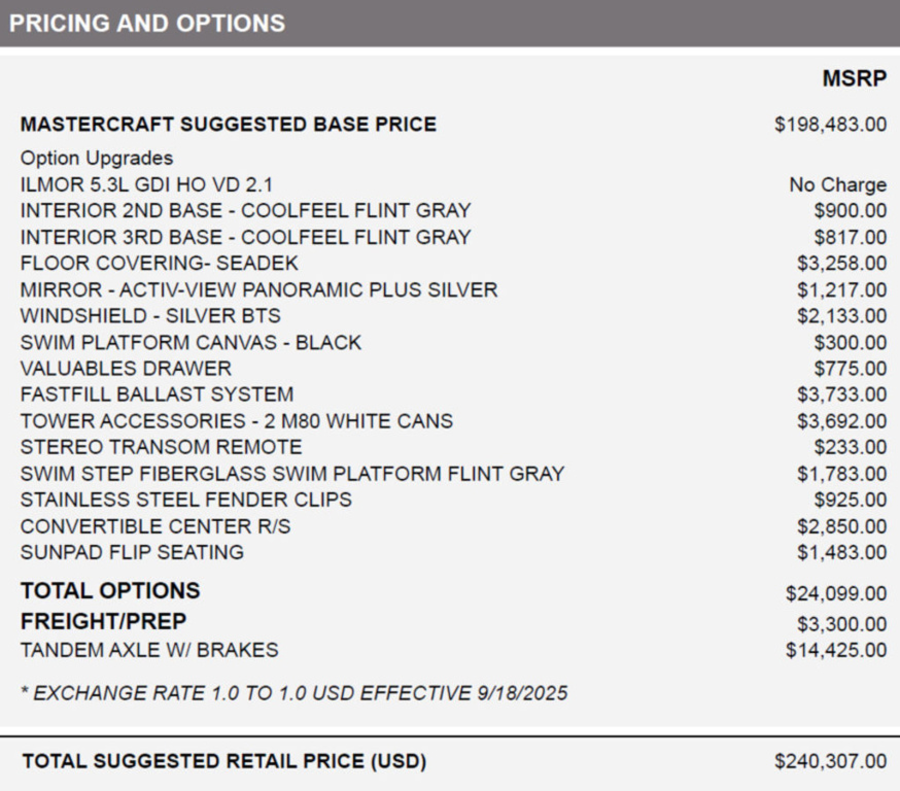 2026 Mastercraft Boats XT22 for sale in O'Fallon, Missouri