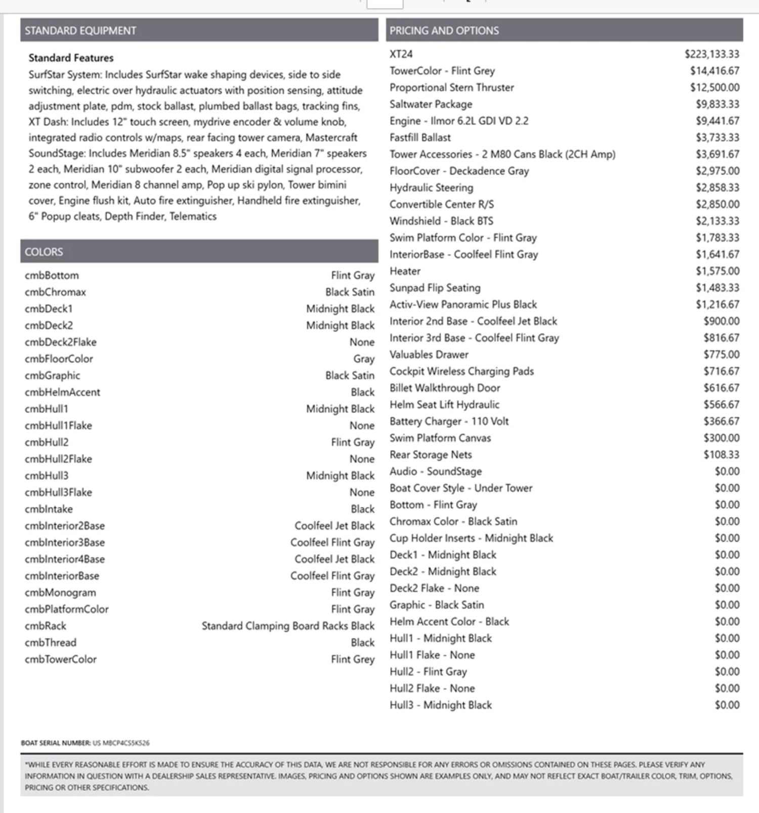2026 Mastercraft XT24