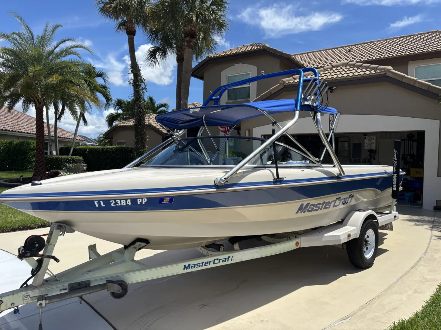 1999 MasterCraft ProStar 190 and MasterCraft Trailer