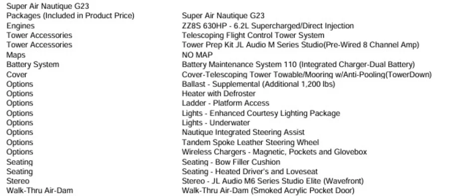 2026 Nautique Boats G23 for sale in , 