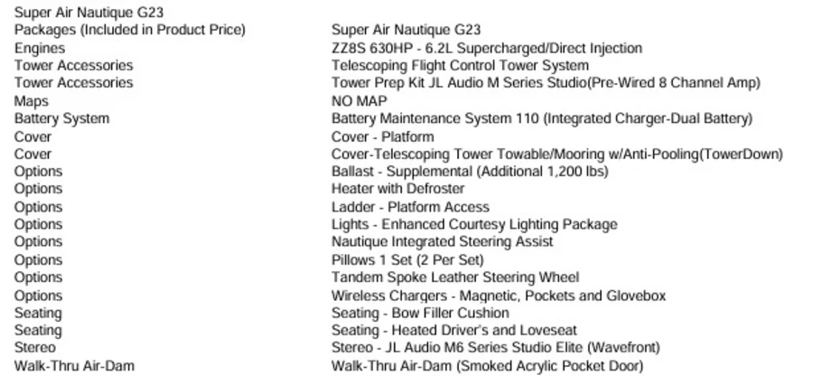 2026 Nautique Boats G23 for sale in , 