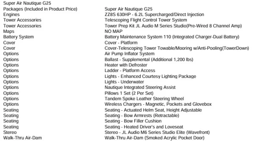 2026 Nautique Boats G25 for sale in , 