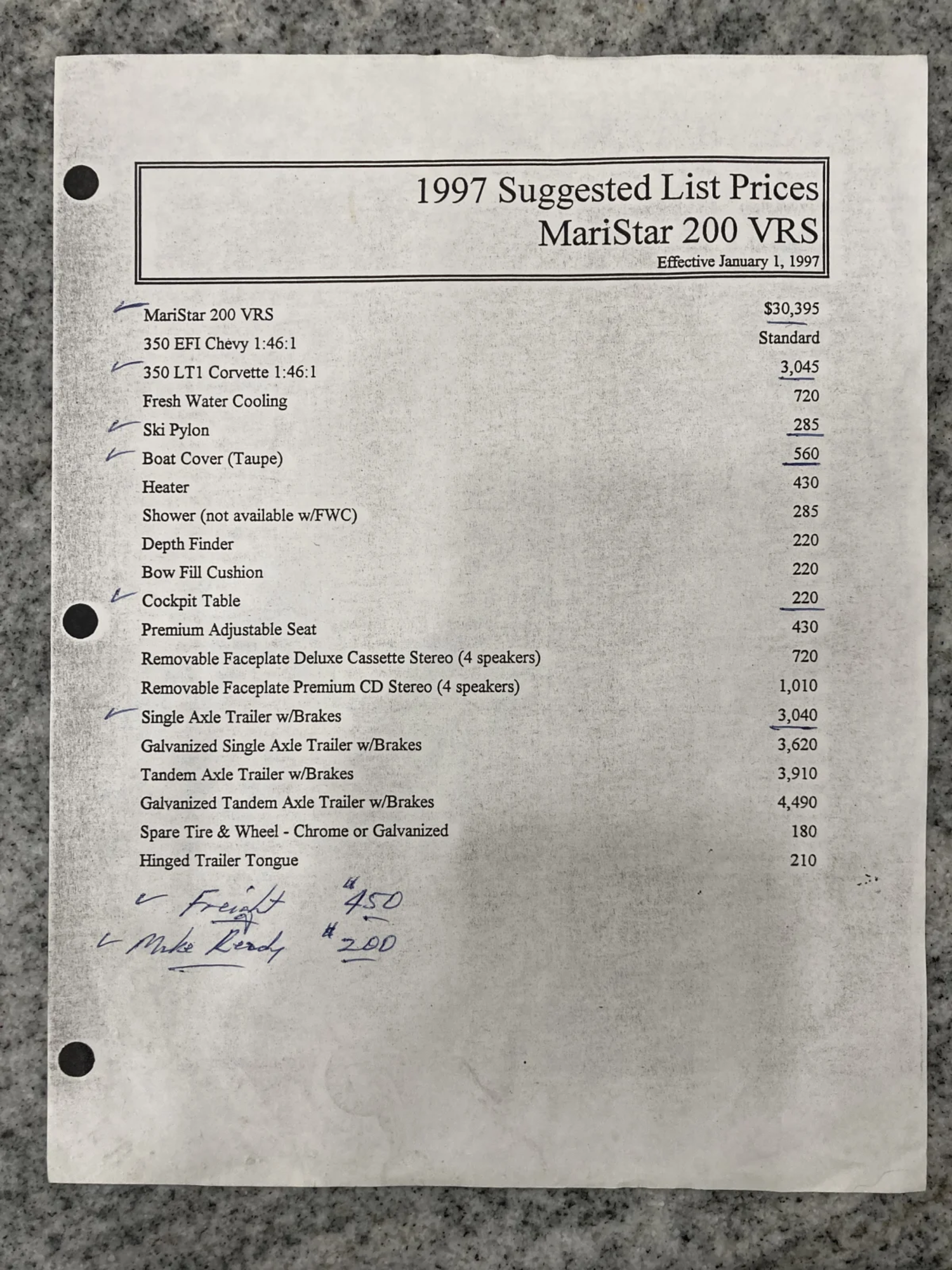 1997 Mastercraft Boats Maristar 200