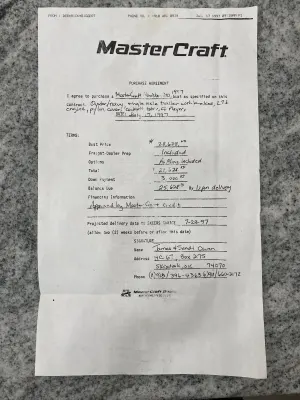 1997 Mastercraft Boats Maristar 200 for sale in tulsa, Oklahoma