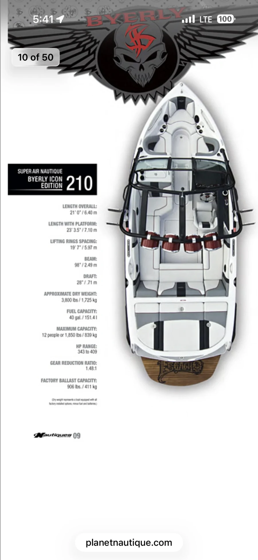 2012 Nautique Boats Super Air Nautique 210 for sale in Bath, New York