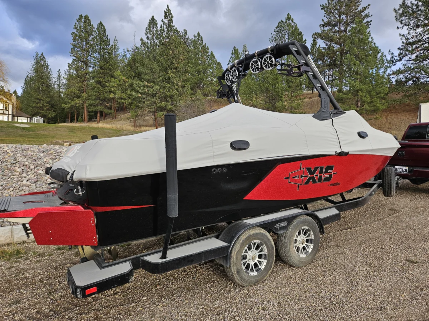 2017 T23 Malibu Axis Surf Boat - Low Hours