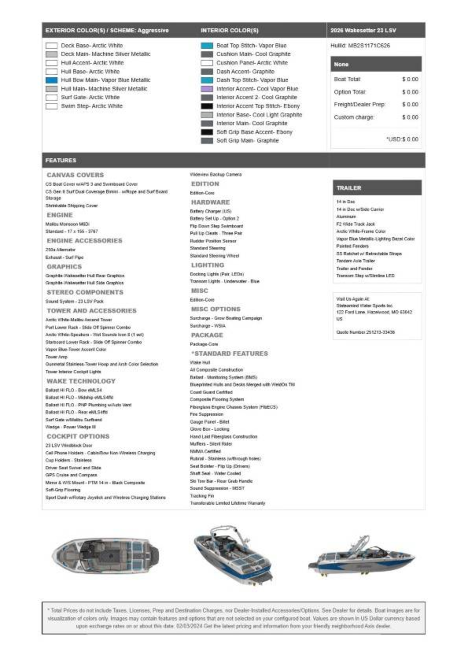 2026 Malibu Wakesetter 23LSV