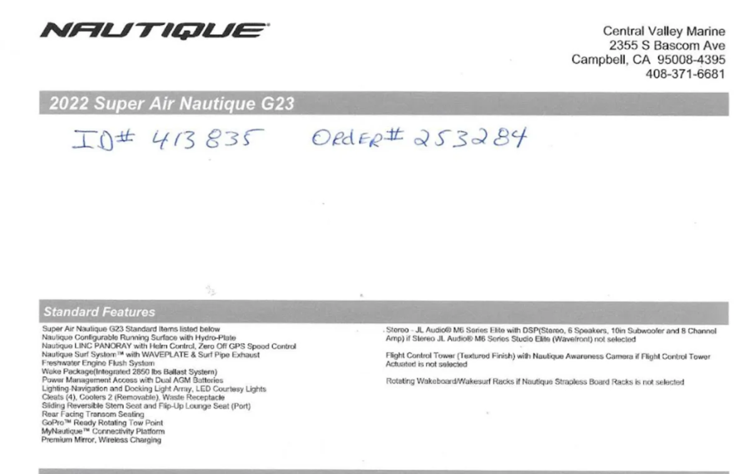 2022 Super Air Nautique G23