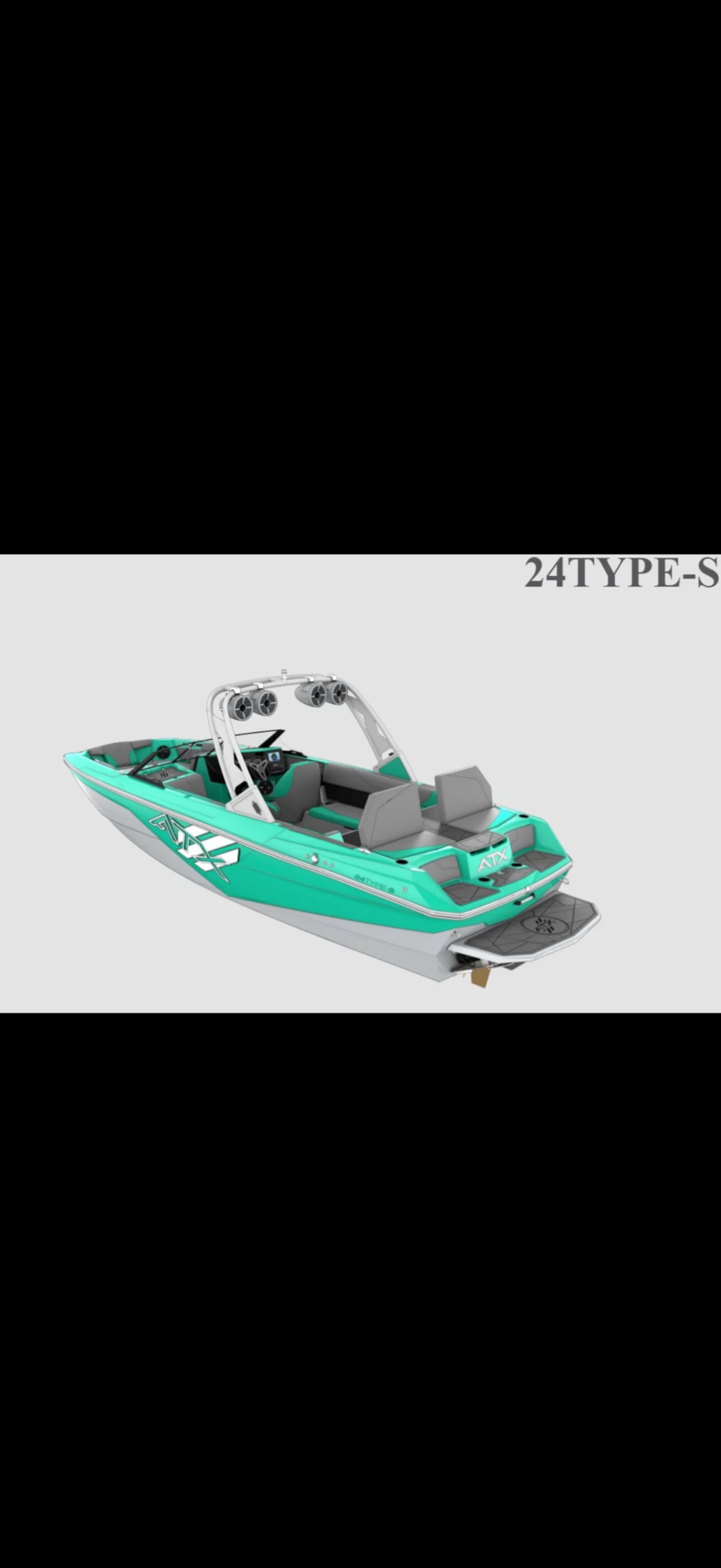  2021 ATX 24 TYPE S WAKE BOAT