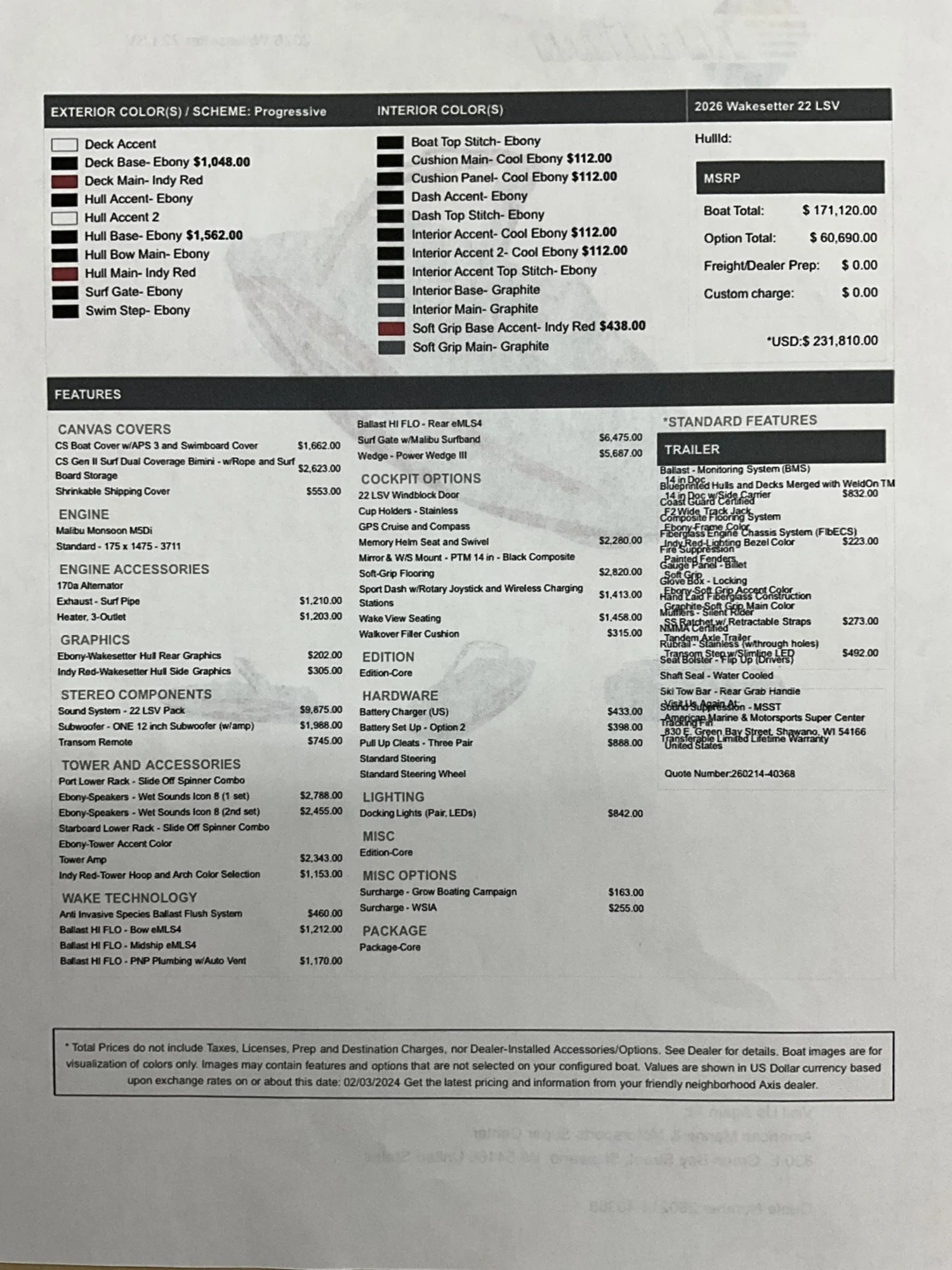2026 MALIBU 22 LSV Wakesetter Diamond Hull