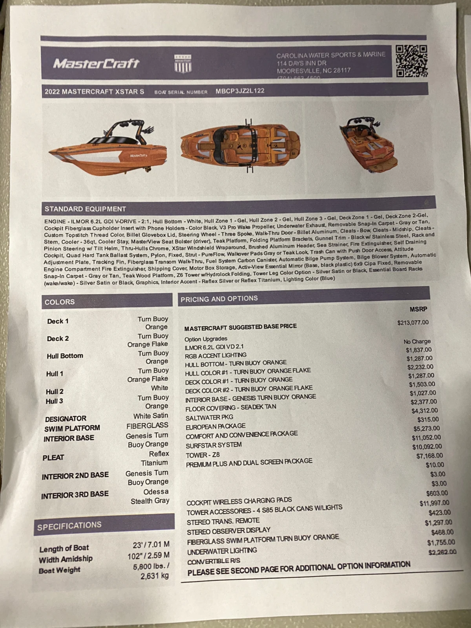 MasterCraft XStar-S
