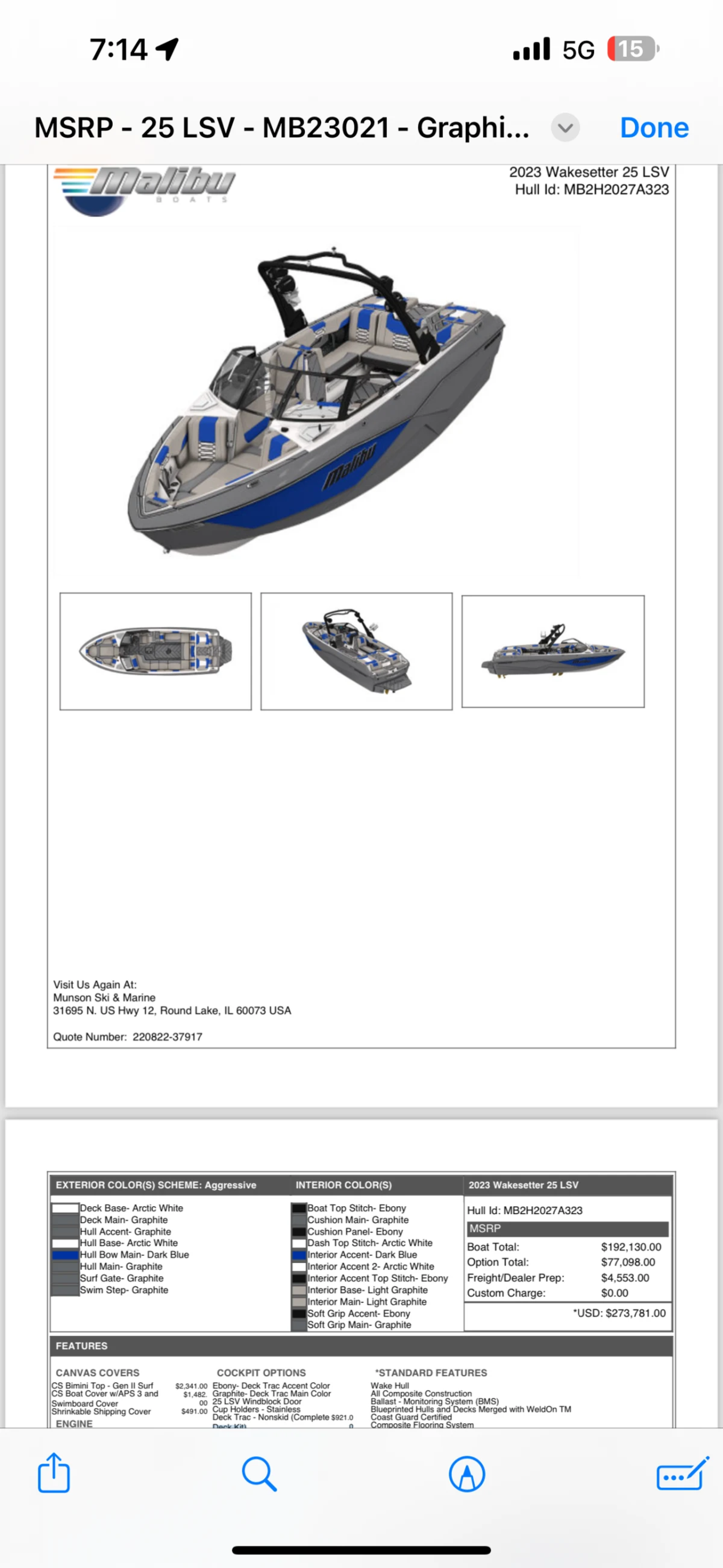 2023 Malibu Boats Wakesetter 25 LSV