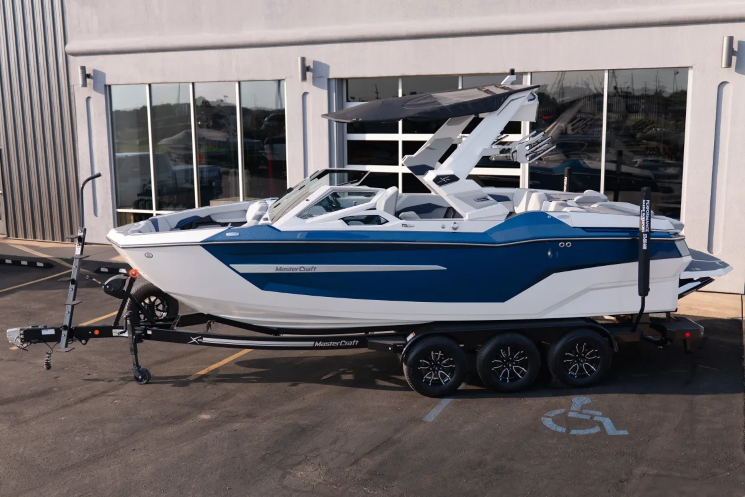 2027 MASTERCRAFT X23 NAVY BLUE FLAKE & STARLIGHT FLAKE 