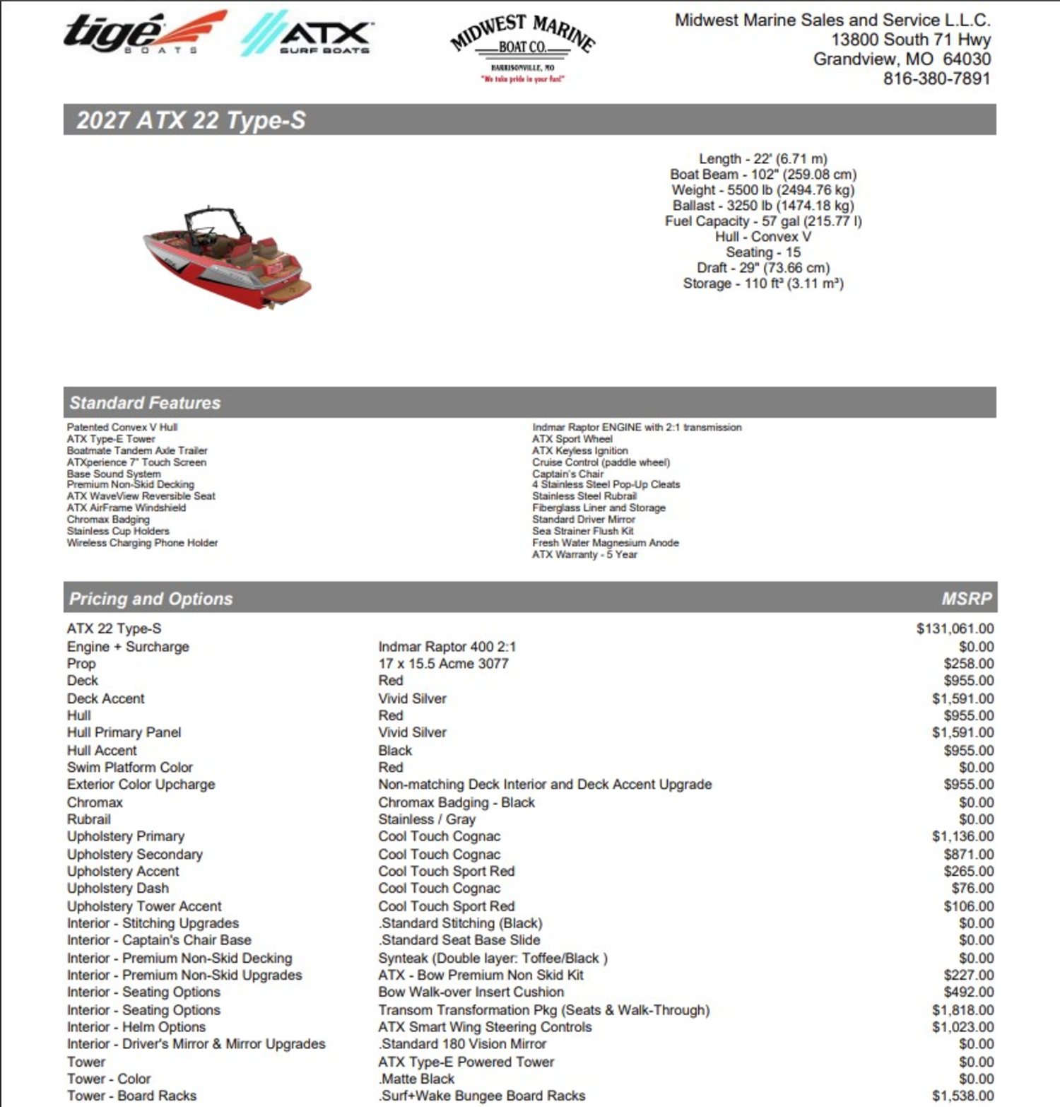 2027 ATX 22 Type-S