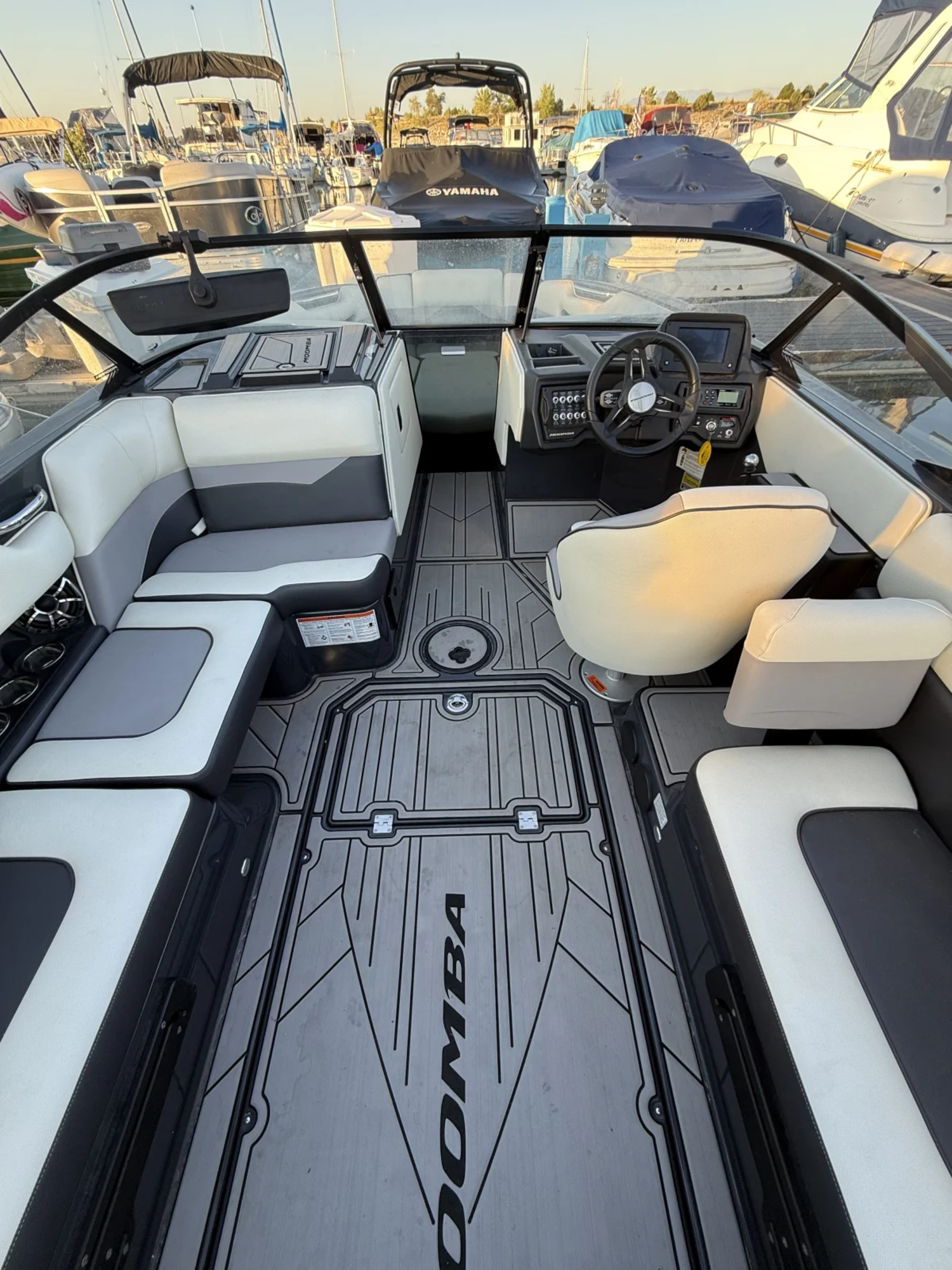 2021 Moomba Mojo Matte Grey Only 45 Hours Matching Trailer & Wakeboards Included