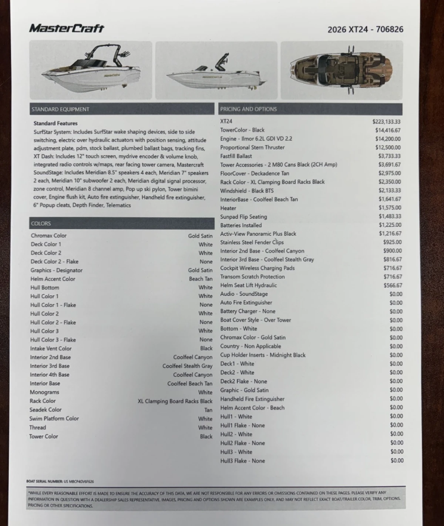 2026 Mastercraft XT24