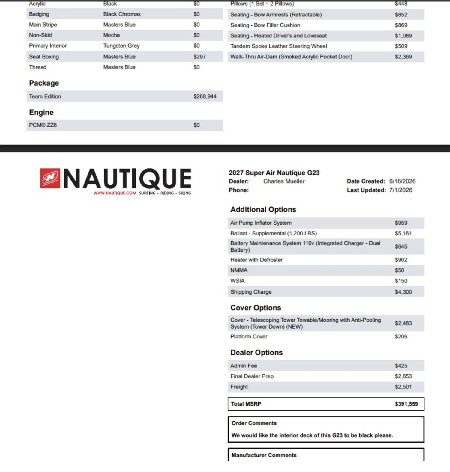 2027 Nautique Super Air Nautique G23