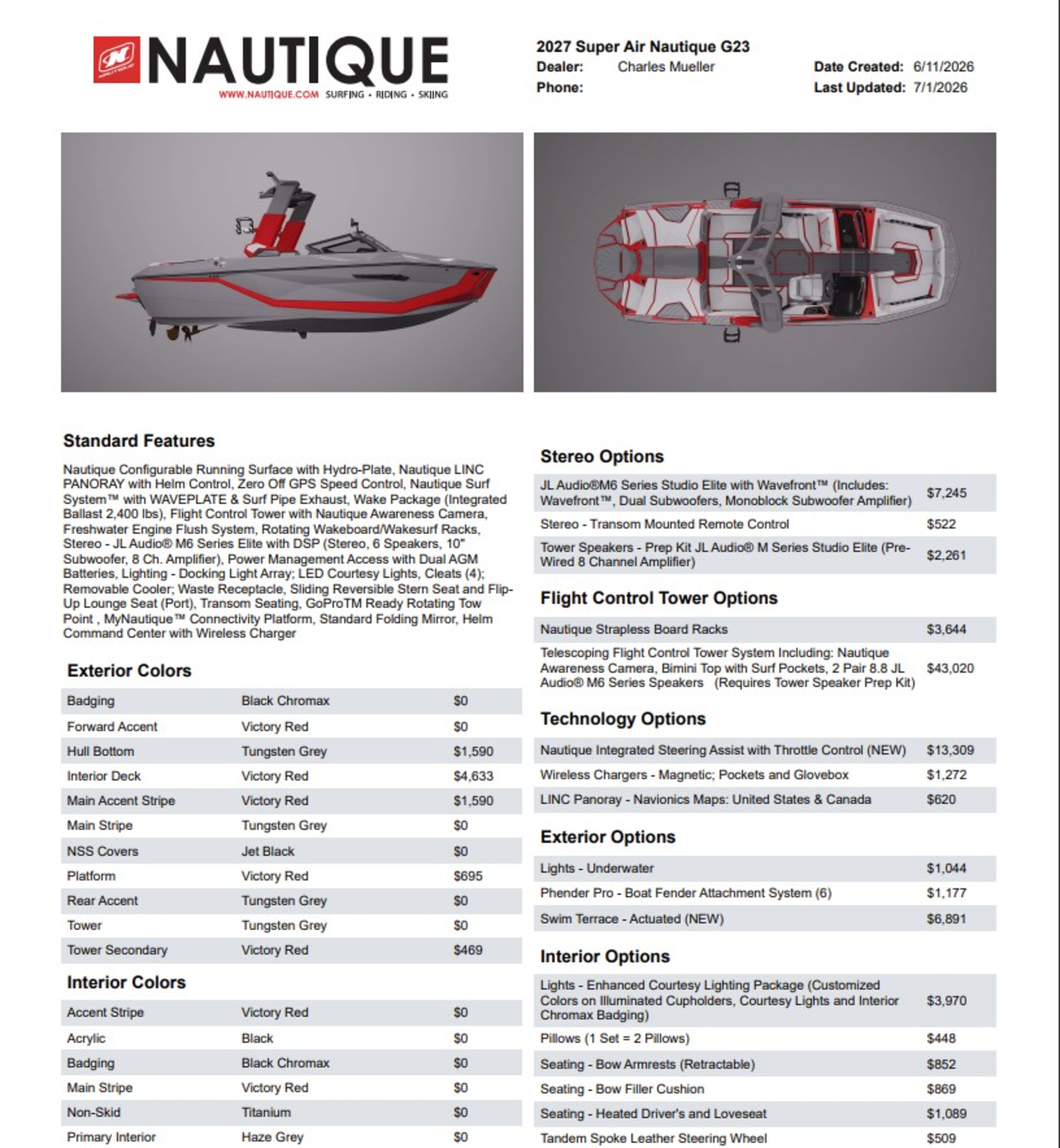2027 Nautique Super Air Nautique G23